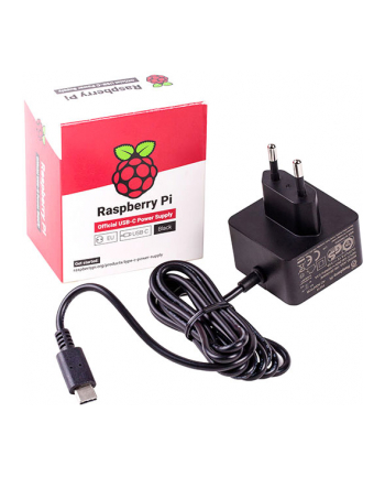 Raspberry Pi Rpi4Nt3Ab Adapter Wtyczek Zasilających Typ C F Czarny