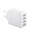 Ładowarka sieciowa 4x USB 30W 3A Goobay Biała - nr 3