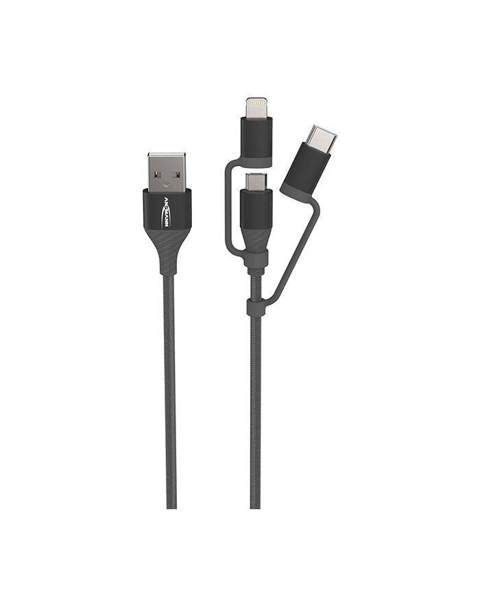 Ansmann 1700 0136 Kabel Usb 1 2 M A Micro B 0 48 Gbit S Czarny główny