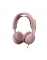 Słuchawki komputerowe Logitech Zone Wired 2 Jasnoróżowy (981001616) - nr 4