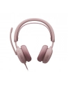 Słuchawki komputerowe Logitech Zone Wired 2 Jasnoróżowy (981001616) - nr 6