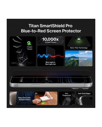 Belkin Titan SmartShield Pro Blue-to-Red 17 Pro Max OVA296hq
