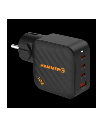 Hammer Ładowarka sieciowa RapidCharge 100W Czarna
