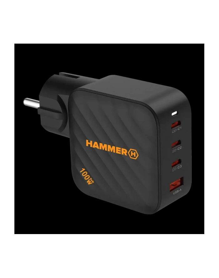 Hammer Ładowarka sieciowa RapidCharge 100W Czarna główny