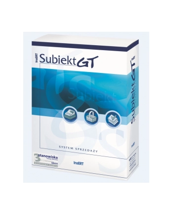 Program Insert Subiekt GT (system sprzedaży) - 3 stanowiska, wersja PEŁNA BOX