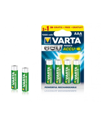 Akumulatorki VARTA Professional 1000mAh,AAA HR03/AAA - 4szt