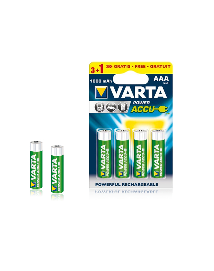 Akumulatorki VARTA Professional 1000mAh,AAA  HR03/AAA - 4szt główny