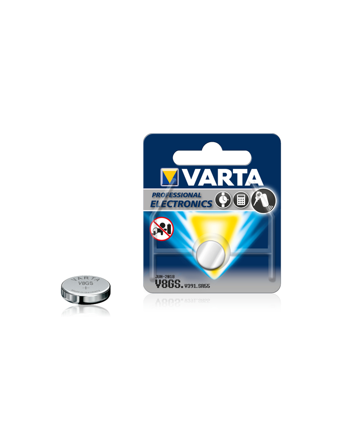 Bateria VARTA V8GS/V 391 Electronics SR 55 - 1 szt główny