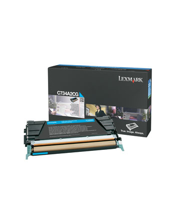 Toner Lexmark cyan | 6000str | C734/ C736/ X734/ X736/ X738