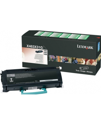 Toner Lexmark X463X31G black | korporacyjny | 15000 str | X463/ X464/ X466