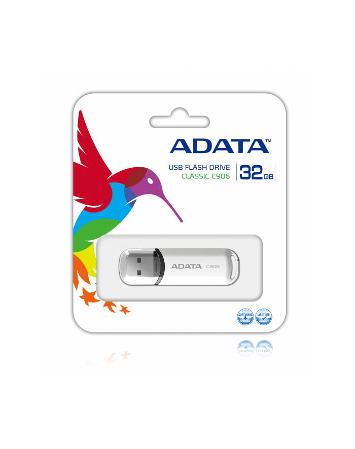 ADATA pamięć C906 32GB USB 2.0 ( White ) główny