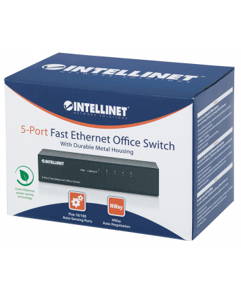 Intellinet switch 5x10/100 metal mikro