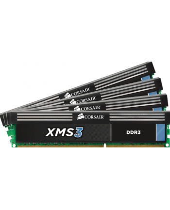 Corsair XMS3 4x4GB, 1333MHz DDR3, CL9, with Classic Heat Spreader,for Core i7