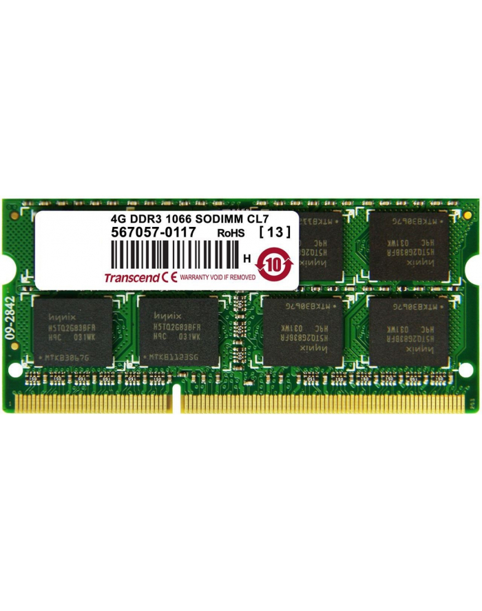 4GB DDR3 1066 SO-DIMM 7-7-7 główny
