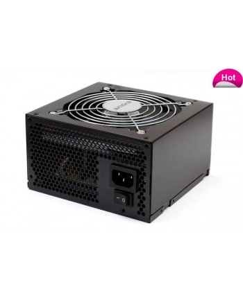 Zasilacz EVOLVE Pulse 400W ATX 2.2, cichy, 12cm fan, pas. PFC, 2xSATA, czarny, bulk (EP400PP12B)