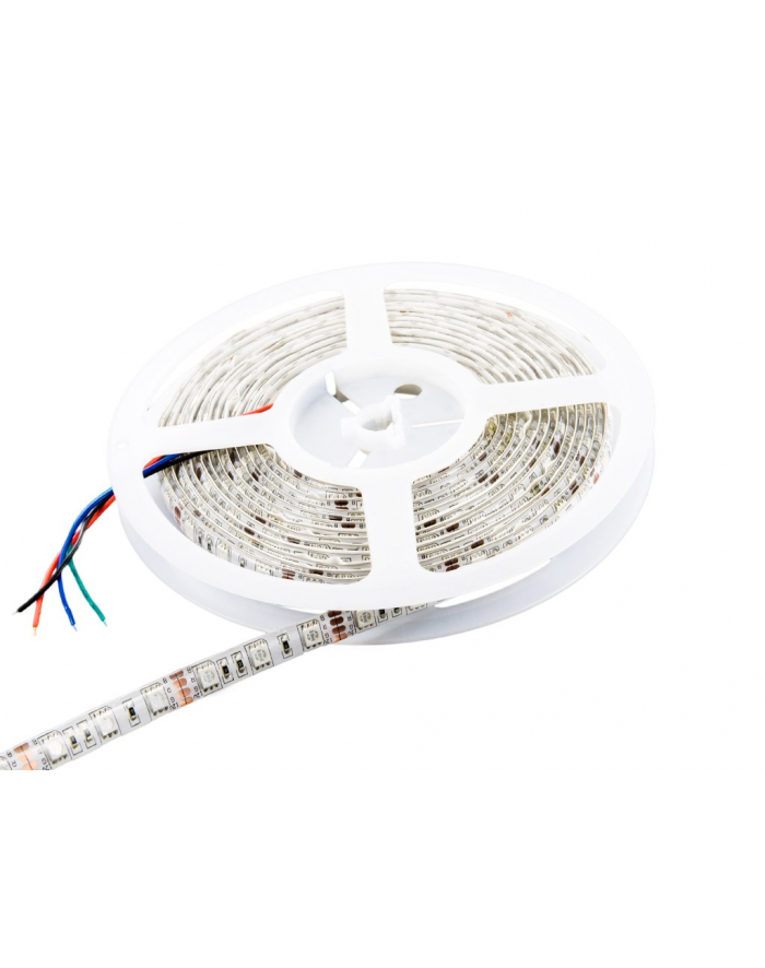 Whitenergy taśma LED wodoodporna 5m | 60szt/m | 5050 | 14.4W/m | 12V DC | RGB główny