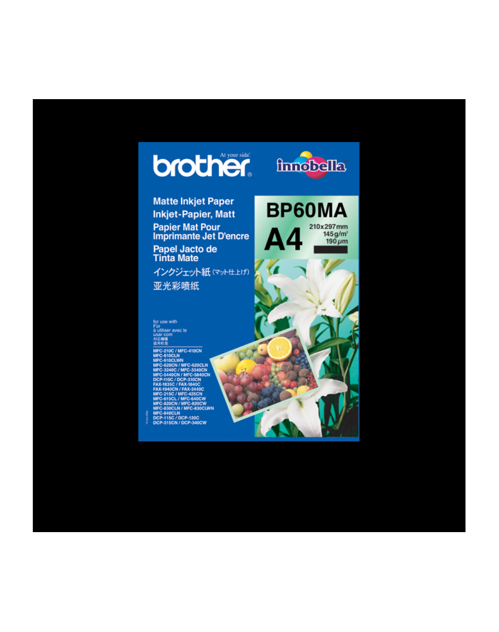 Papier matowy Brother BP60 (25 kartek) (BP60MA) główny