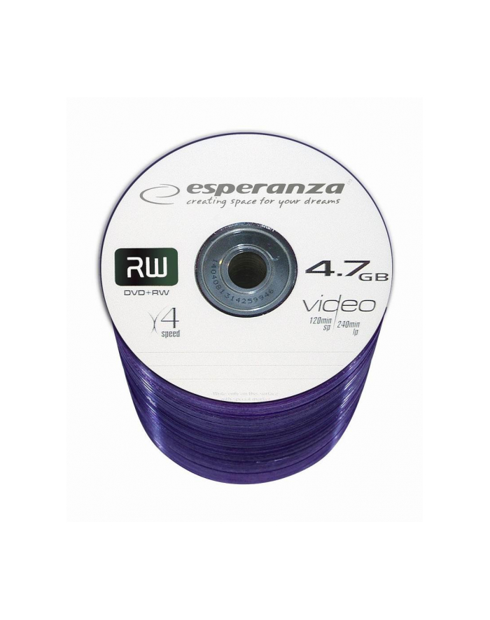 DVD+RW Esperanza [ spindle 100 | 4.7GB | 4x ] główny