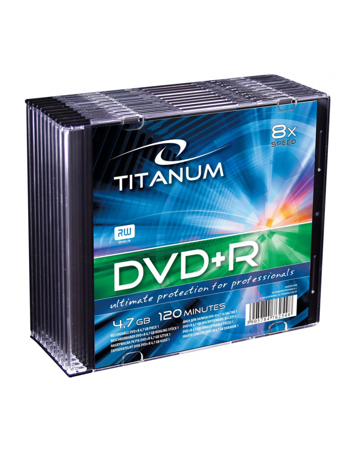 DVD+R Titanum [ slim jewel case 10 | 4.7GB | 8x ] główny