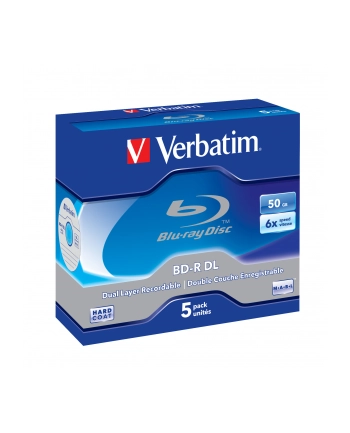 BluRay BD-R Dual Layer Verbatim [ jewel case 5 | 50GB | 6x | Scratchguard Plus ]