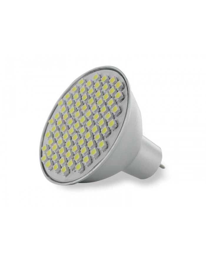 Whitenergy żarówka LED| GU5.3 | 80 SMD 3528 | 4W | 12V| ciepła biała | reflektor główny