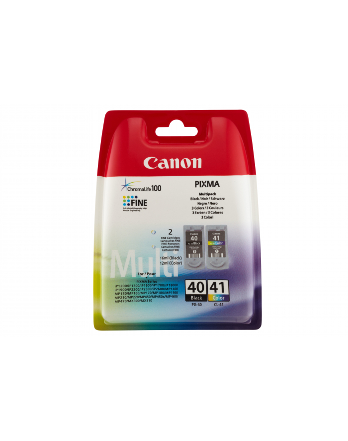 Głowica Canon PG40/CL41 multipack BLISTER  |  iP1200/1300/1600 główny