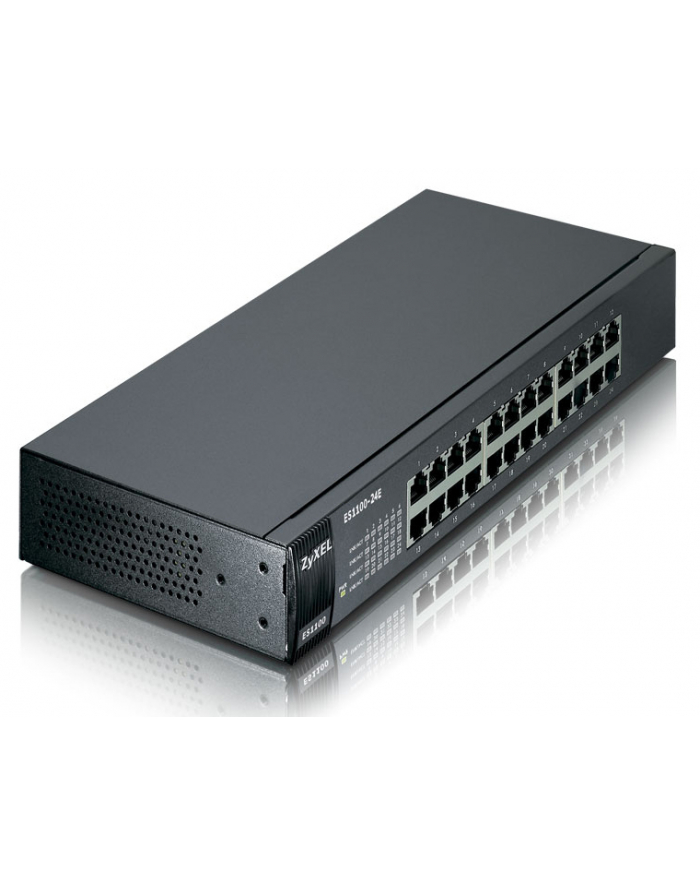 Desktop Switch ZyXEL ES1100-24E 24-port 10/100 Ethernet,  (ES1100-24E-EU01F) główny