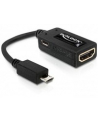 ADAPTER MHL męski > HDMI żeński+USB micro-B żeński - nr 12