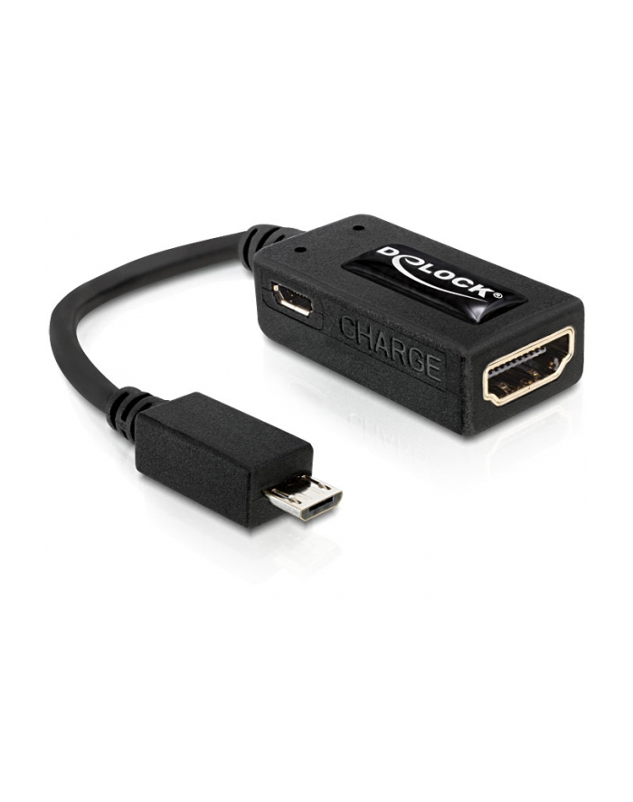 ADAPTER MHL męski > HDMI żeński+USB micro-B żeński główny