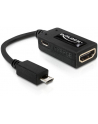 ADAPTER MHL męski > HDMI żeński+USB micro-B żeński - nr 17