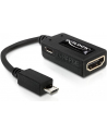 ADAPTER MHL męski > HDMI żeński+USB micro-B żeński - nr 24