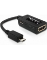 ADAPTER MHL męski > HDMI żeński+USB micro-B żeński - nr 25