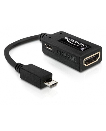 ADAPTER MHL męski > HDMI żeński+USB micro-B żeński