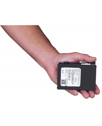 Manhattan Obudowa na dysk 2,5'' SATA  zewnętrzna USB 2.0 czarna silikon