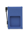 Manhattan Obudowa na dysk 2,5'' SATA  zewnętrzna USB 2.0 niebieska silikon - nr 14