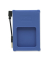 Manhattan Obudowa na dysk 2,5'' SATA  zewnętrzna USB 2.0 niebieska silikon - nr 18