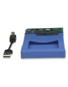 Manhattan Obudowa na dysk 2,5'' SATA  zewnętrzna USB 2.0 niebieska silikon - nr 26