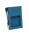 Manhattan Obudowa na dysk 2,5'' SATA  zewnętrzna USB 2.0 niebieska silikon - nr 30