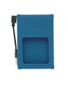 Manhattan Obudowa na dysk 2,5'' SATA  zewnętrzna USB 2.0 niebieska silikon - nr 31