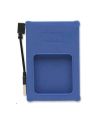 Manhattan Obudowa na dysk 2,5'' SATA  zewnętrzna USB 2.0 niebieska silikon - nr 4