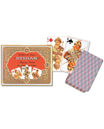PIATNIK KARTY LUX 2 TALIE RUSSIAN