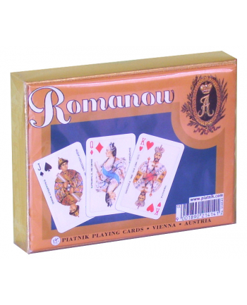 PIATNIK KARTY LUX 2 TALIE ROMANOW