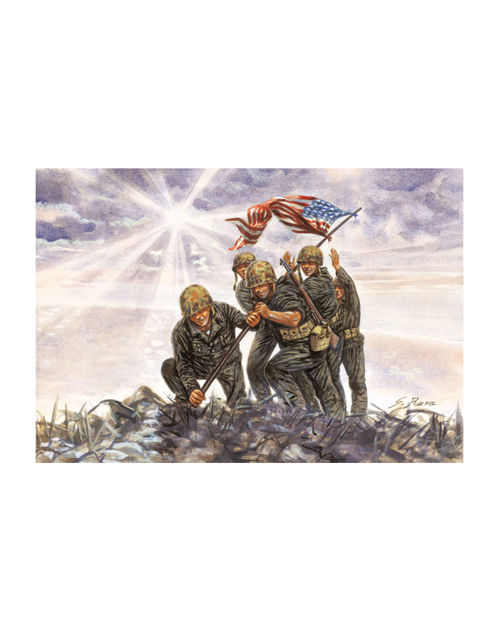 ITALERI Iwo Jima Flag Raisers główny