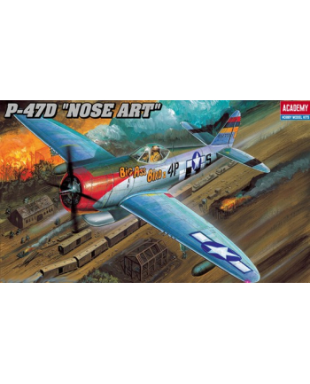 ACADEMY P47D Thunderbolt Nose Art