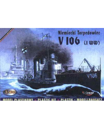 MIRAGE Niemiecki Torpedowiec V 106 WWI