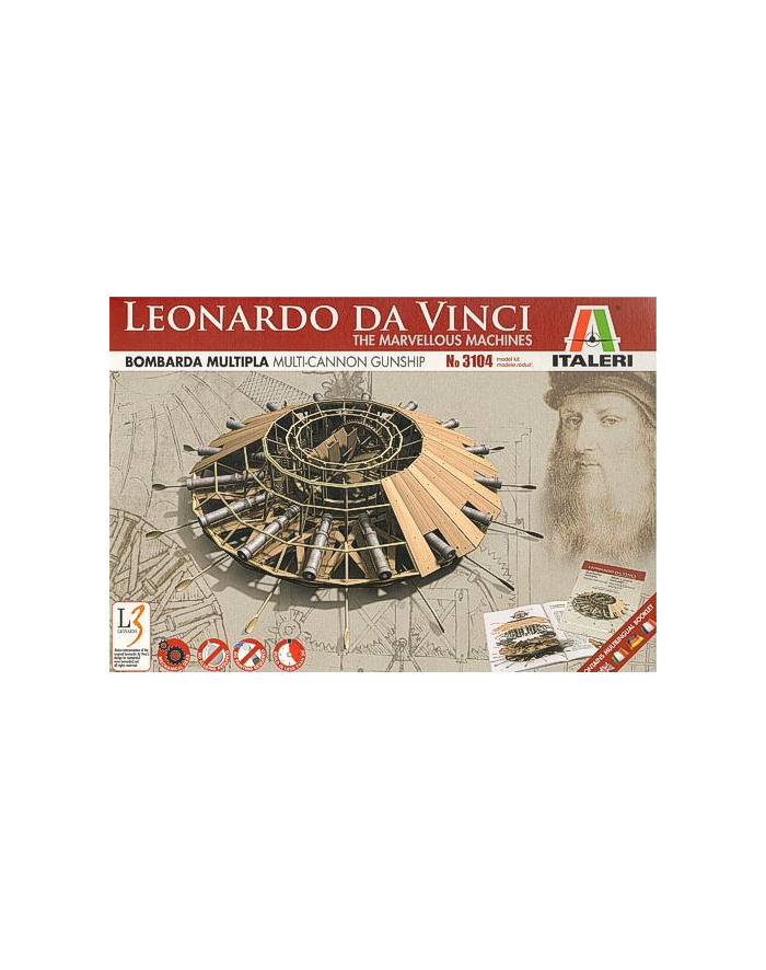 ITALERI Leonardo Da Vinci MultiCannon główny