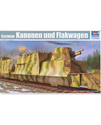 TRUMPETER German Kanonen und Flakwagen