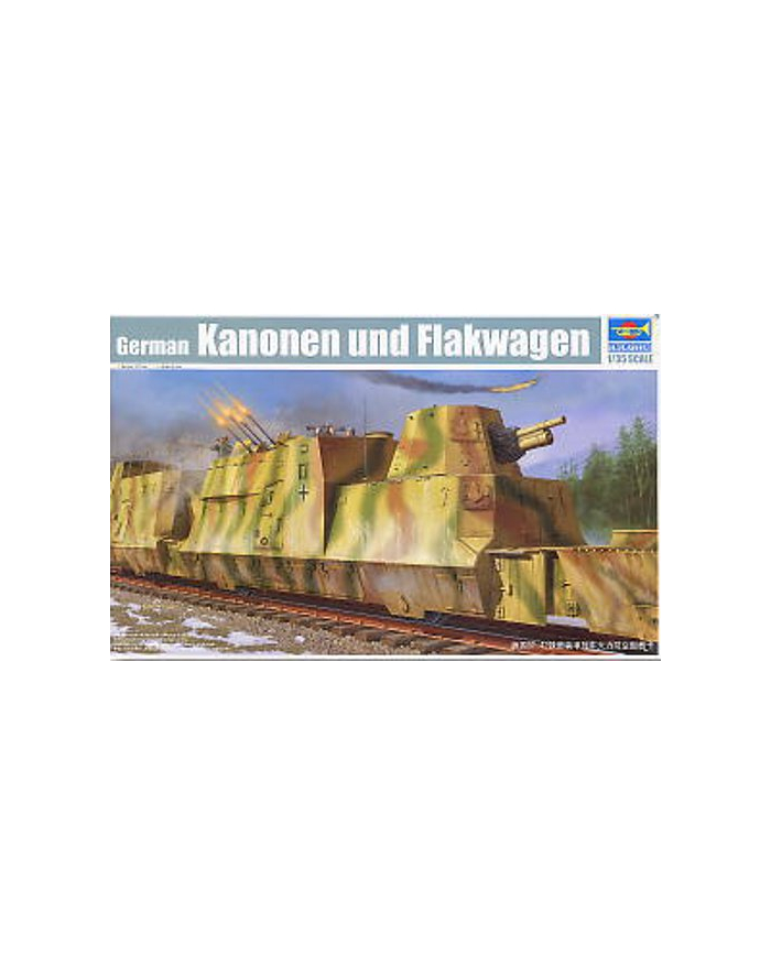 TRUMPETER German Kanonen und Flakwagen główny
