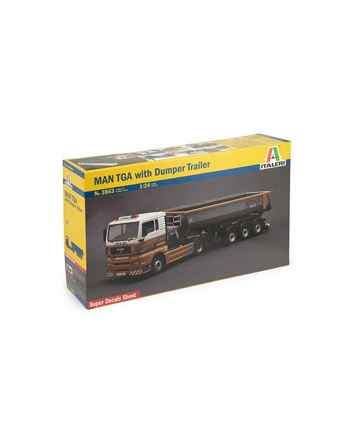 ITALERI MAN TGA with Dumper Trailer główny