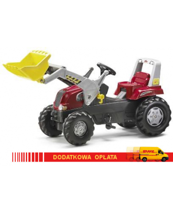 ROLLY TOYS TRAKTOR JUNIOR Z ŁYŻKĄ CZERW.